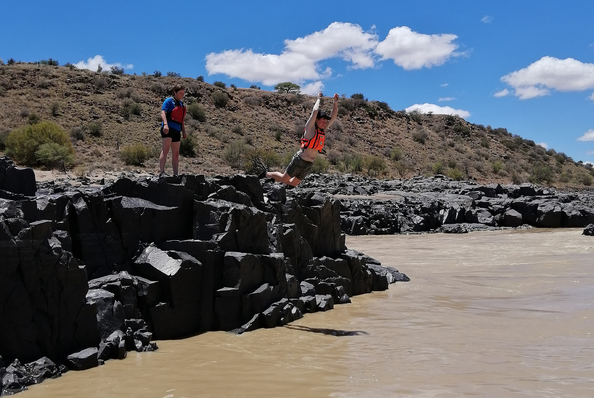 Photograph from a previous trip on the Orange River.